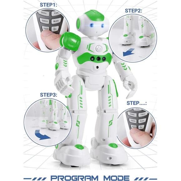 RC Robot Toys for Kids,Gesture & Sensing Remote Control Robot for 4 5 6 7 8 Year - Picture 4 of 8